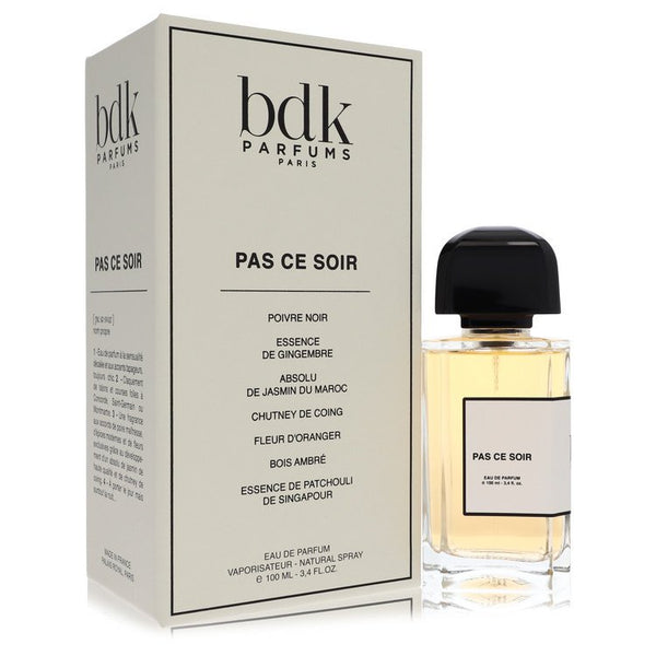 Bdk Pas Ce Soir Perfume By Bdk Parfums Eau De Parfum Spray (Unisex) - - 100 ml