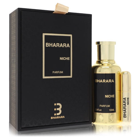 Bharara Niche Cologne By Bharara Beauty Eau De Parfum Spray + Spray da viaggio ricaricabile - - 100 ml