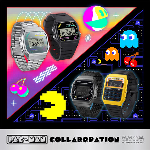 CASIO & VINTAGECasio Vintage CA - 53WPC - 1BER PAC - MAN Limited Edition Calculator Watch – Black Resin Strap, Yellow BezelWATCHESEcecile