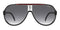 CARRERACarrera 1057/S OIT‑9O Pilot Sunglasses 64 mm – Black Red AcetateEYEWEAREcecile