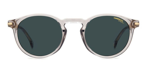 CARRERACarrera 301/S KB7‑KU 50 Clear‑Grey Round Sunglasses – Blue UV400EYEWEAREcecile