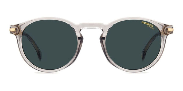 CARRERACarrera 301/S KB7‑KU 50 Clear‑Grey Round Sunglasses – Blue UV400EYEWEAREcecile