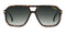 CARRERACarrera 302/S 086‑9K Havana Rectangle Sunglasses 59 mm – Green GradientEYEWEAREcecile
