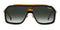 CARRERACarrera CA 1053/S TI Titanium Aviator Sunglasses Black‑Red 60 mmEYEWEAREcecile