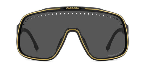CARRERACarrera C SPORT 02/S I46/IR Unisex Sunglasses - Matte Black Gold Frame, Grey LensesEYEWEAREcecile