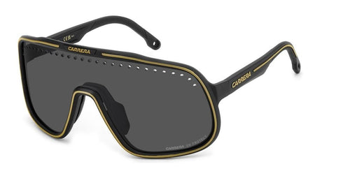 CARRERACarrera C SPORT 02/S I46/IR Unisex Sunglasses - Matte Black Gold Frame, Grey LensesEYEWEAREcecile