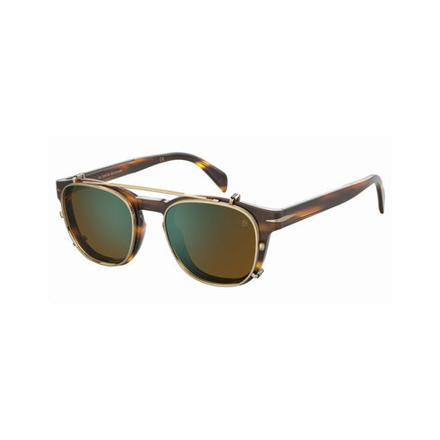 David Beckham DB 1117/CS 0UC-MT 50 Occhiali da sole - Montatura rosso avana, lenti verdi