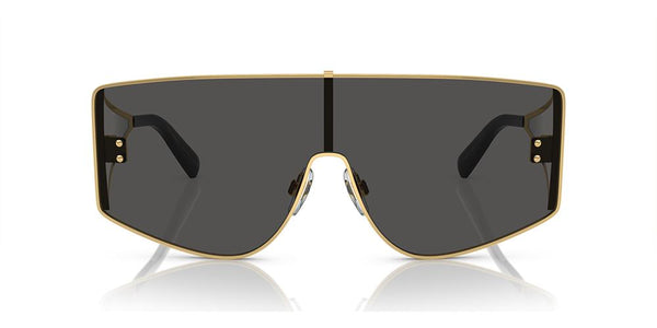 DOLCE & GABBANADolce & Gabbana DG 2305 02/87 44 Unisex Sunglasses – Gold Frame, Dark Grey LensesEYEWEAREcecile