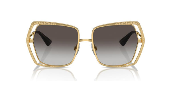 DOLCE & GABBANADolce & Gabbana DG 2306 02/8G 55 Women's Sunglasses – Gold Frame, Grey Gradient LensesEYEWEAREcecile