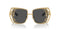 DOLCE & GABBANADolce & Gabbana DG 2306 02/GT 55 Women's Sunglasses – Gold Frame, Dark Grey LensesEYEWEAREcecile