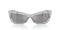 DOLCE & GABBANADolce & Gabbana DG 4467B 32916G 55 Women's Sunglasses – Transparent Grey Frame, Light Grey Mirrored Silver LensesEYEWEAREcecile