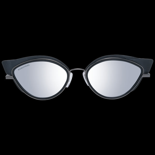 DSQUARED2Dsquared2 DQ0336 5402C Women's Sunglasses – Black Frame, Silver Mirrored LensesEYEWEAREcecile