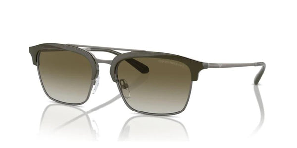 EMPORIO ARMANIEmporio Armani EA4228 30038E Men's Sunglasses - Shiny Green/Matte Gunmetal Frame, Gradient Green Lenses, 55mmEYEWEAREcecile