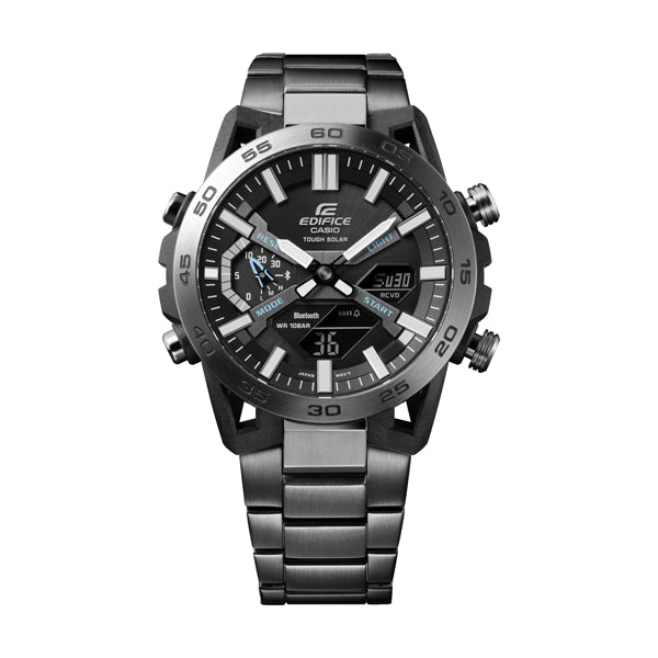 CASIO EDIFICECasio Edifice ECB - 2000DC - 1AEF Men's Solar - Powered Bluetooth Chronograph WatchWATCHESEcecile