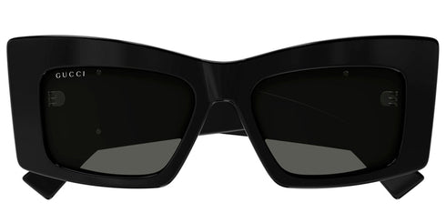 GUCCIGucci GG1842S Cat‑Eye Sunglasses – 53 mm Oversized Acetate, Interlocking GG LogoEYEWEAREcecile