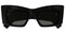 GUCCIGucci GG1842S Cat‑Eye Sunglasses – 53 mm Oversized Acetate, Interlocking GG LogoEYEWEAREcecile