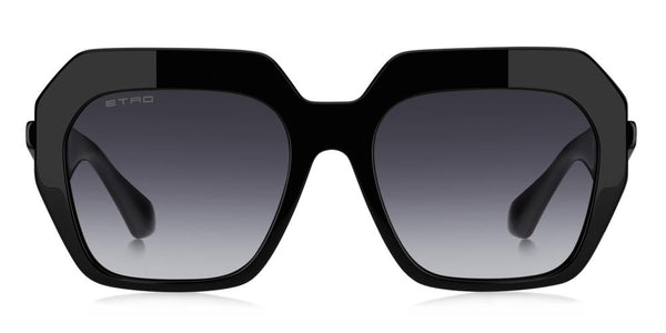 ETROETRO 0043/S Women's Sunglasses - Black Frame, Dark Grey Gradient LensesEYEWEAREcecile