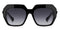 ETROETRO 0043/S Women's Sunglasses - Black Frame, Dark Grey Gradient LensesEYEWEAREcecile