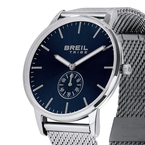 BREILBreil Avery EW0731 Men's Watch – 41mm Stainless Steel, Blue Sunray Dial, Milanese Mesh BraceletWATCHESEcecile