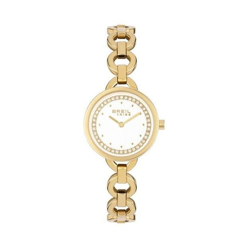 BREILBreil Anouk EW0743 Women's Watch – 25mm Gold - Tone Stainless Steel, White Dial with Crystal Accents, 5 ATM Water ResistantWATCHESEcecile