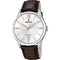 FESTINAFestina F20426/4 Classic Men's Watch – Silver Dial, Brown Leather StrapWATCHESEcecile