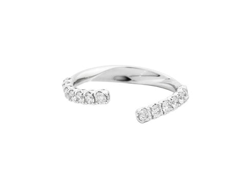 Recarlo R01FN007/044-14 Damen-Diamantring - 18K Weißgold, 0,44ct