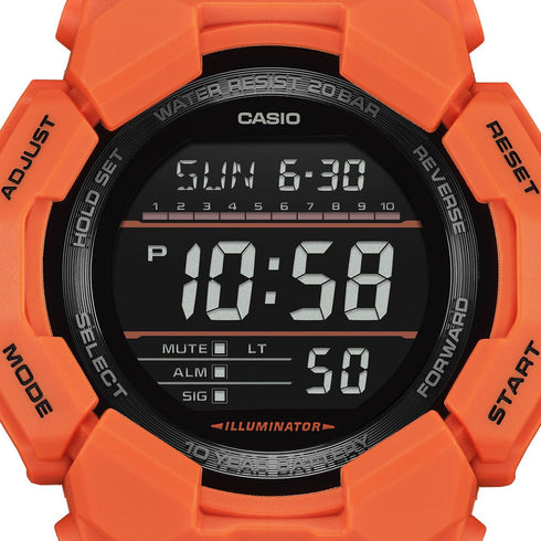 CASIO G - SHOCKCasio G - SHOCK GD - 010 - 4ER Men's Watch – Red Digital, 10 - Year BatteryWATCHESEcecile