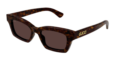 GUCCIGucci GG1790S Rectangular Cat‑Eye Sunglasses – 51 mm Acetate Frame, Grey LensesEYEWEAREcecile