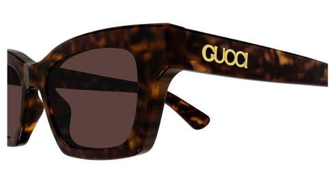 GUCCIGucci GG1790S Rectangular Cat‑Eye Sunglasses – 51 mm Acetate Frame, Grey LensesEYEWEAREcecile