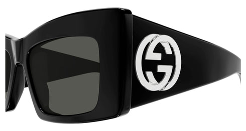 GUCCIGucci GG1842S Cat‑Eye Sunglasses – 53 mm Oversized Acetate, Interlocking GG LogoEYEWEAREcecile