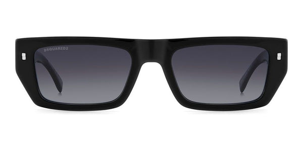DSQUARED2Dsquared2 ICON 0011/S Sunglasses – Black Frame, Grey Gradient Lenses, 54mmEYEWEAREcecile
