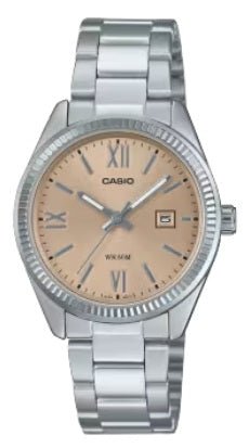 CASIO & VINTAGECasio LTP - 1302DD - 4A2VDF Women's Watch - Silver Band, Champagne DialWATCHESEcecile