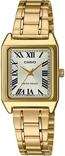 CASIO & VINTAGECasio LTP - V007G - 9BUDF Women's Watch – Gold - Tone Square Dial, Roman NumeralsWATCHESEcecile