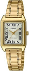 CASIO & VINTAGECasio LTP - V007G - 9BUDF Women's Watch – Gold - Tone Square Dial, Roman NumeralsWATCHESEcecile