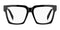 MARC JACOBSMarc Jacobs MARC 766 807 55 Women's Eyeglasses - Black Full - Rim Square FrameEYEWEAREcecile