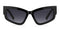 MARC JACOBSMarc Jacobs MARC 796/S 0WM/9O Women's Cat - Eye Sunglasses - Black/Beige Frame, Dark Grey Gradient LensesEYEWEAREcecile