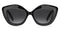 MARC JACOBSMarc Jacobs MARC 800/S MNG/9O Women's Sunglasses - Crystal Black Frame, Dark Grey Gradient LensesEYEWEAREcecile