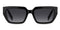 MARC JACOBSMarc Jacobs MARC 809/S 807/9O Women's Sunglasses - Black Frame, Dark Grey Shaded LensesEYEWEAREcecile