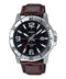 CASIO & VINTAGECasio MTP - VD01L - 1BVUDF Men's Watch – Black Dial, Brown Leather Strap, 50M Water ResistanceWATCHESEcecile