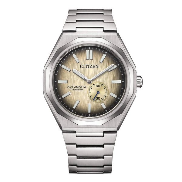 CITIZENCitizen Zenshin 60 NK5020 - 58P Auto Watch – Ivory Dial, Super Titanium CaseWATCHESEcecile