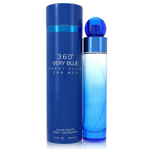 Perry Ellis 360 Very Blue Cologne By Perry Ellis Eau De Toilette Spray - - 100 ml