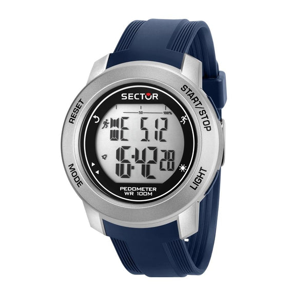 SECTORSector EX - 37 R3251284002 Digital Men's Watch – Blue Resin Strap, 45mmWATCHESEcecile