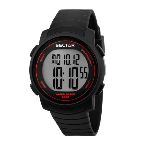 SECTORSector EX - 31 R3251543001 Men's Digital Watch 44mm Black Case, Polyurethane StrapWATCHESEcecile
