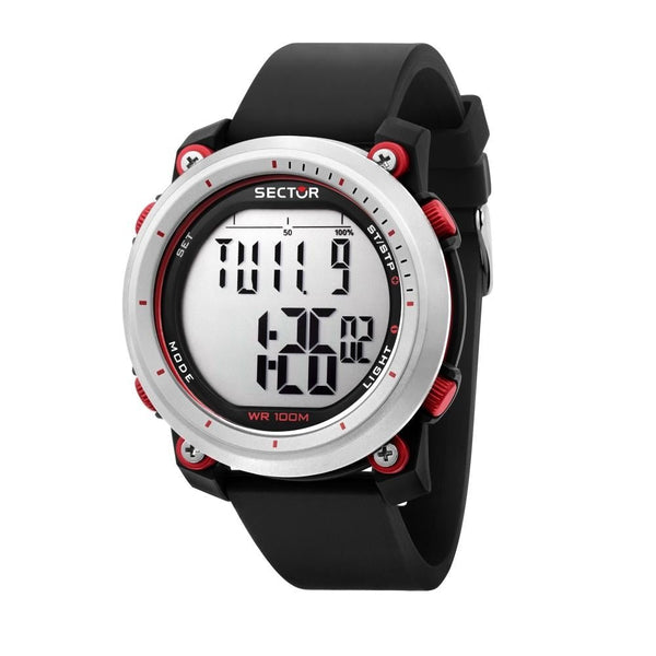 SECTORSector EX - 38 Digital Watch R3251546002 – 45mm Black Case, 100M Water ResistantWATCHESEcecile
