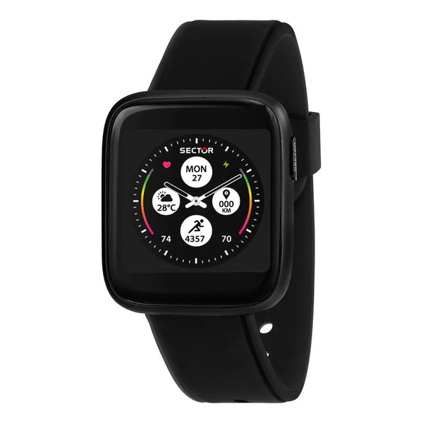 SECTORSector S - 04 Colours R3253158007 Smartwatch – Black Aluminum Case, Silicone StrapWATCHESEcecile