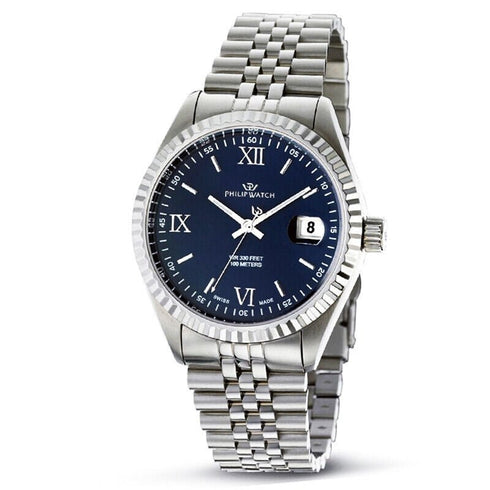 PHILIP WATCHPhilip Watch Caribe R8253597080 Men's Quartz Watch – Stainless Steel, Blue DialWATCHESEcecile