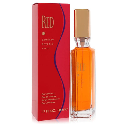 Red Perfume By Giorgio Beverly Hills Eau De Toilette Spray - - 50 ml