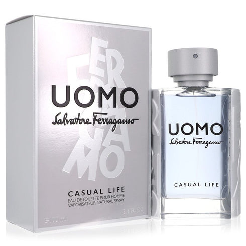 Salvatore Ferragamo Uomo Casual Life Cologne By Salvatore Ferragamo Eau De Toilette Spray - - 100 ml