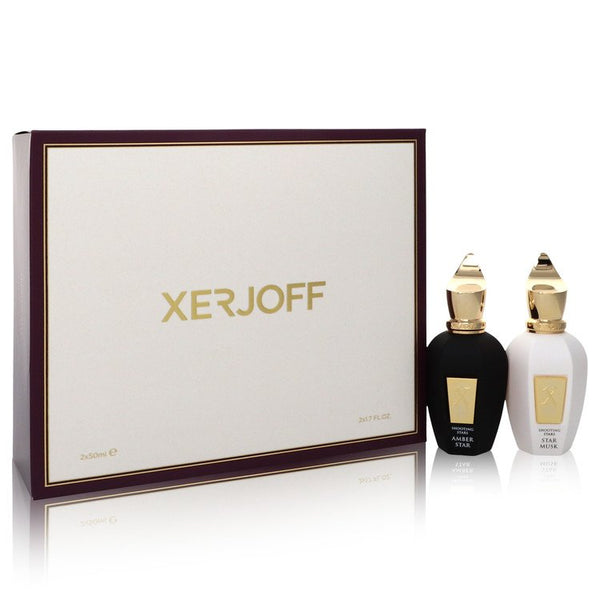 Shooting Stars Amber Star & Star Musk Cologne By Xerjoff Gift Set - 1.7 oz EDP in Amber Star + 1.7 oz EDP in Star Musk Both Unisex Fragrances