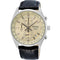 SEIKOSeiko SSB383P1 Men's Quartz Chronograph Watch - Cream Dial, Black Leather StrapWATCHESEcecile